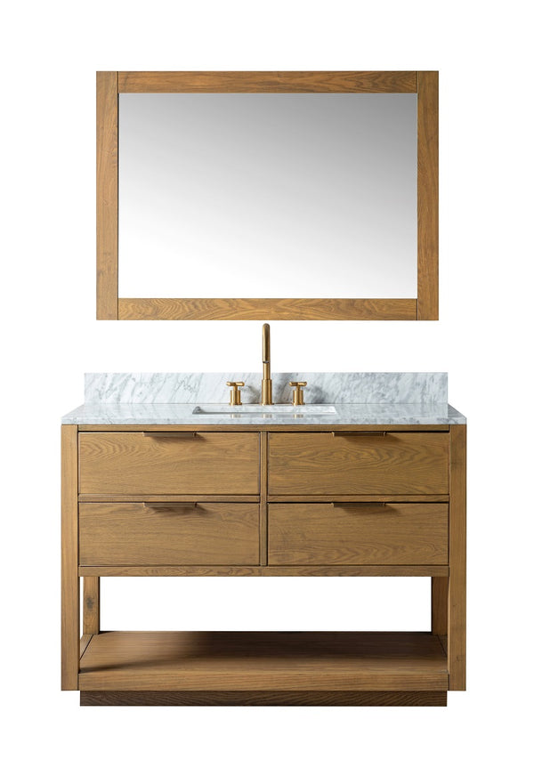 Homedee 48 inch modern style bathroom vanity wooden bathroom cabinet