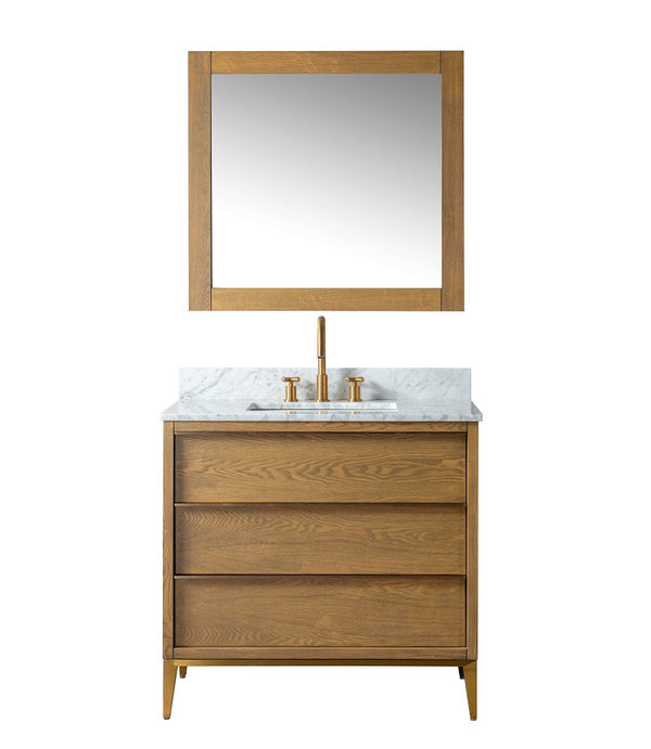 HOMEDEE floor mounted bathroom vanity with drawer