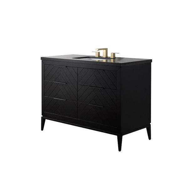 Homedee High Quality Durable Using Floor Mounted Modern Bathroom Vanity Cabinets