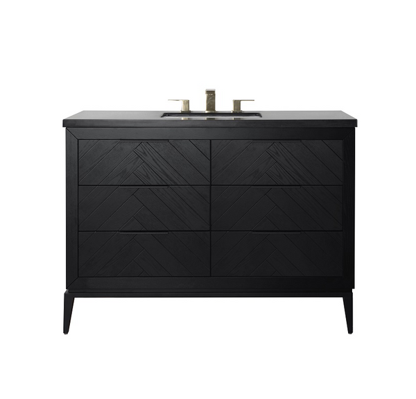 Homedee High Quality Durable Using Floor Mounted Modern Bathroom Vanity Cabinets