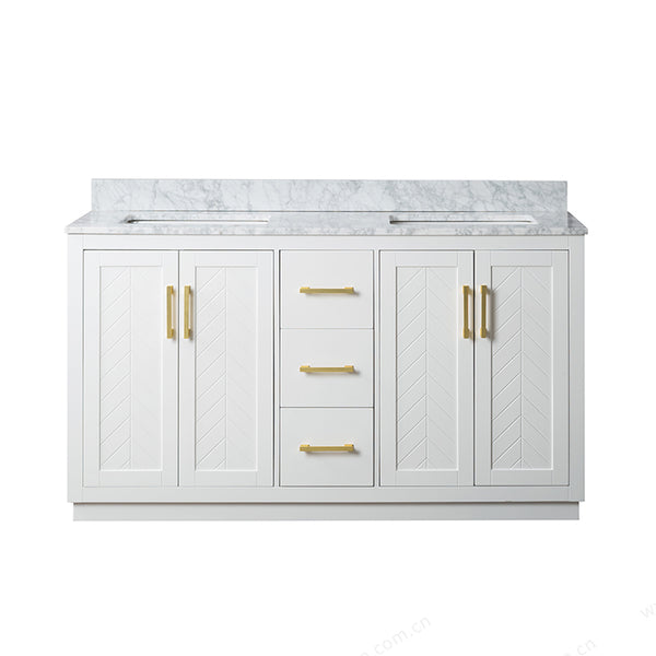 Homedee Top quality durable seamless vanity cabinet basin one-piece solid surface bathroom sink