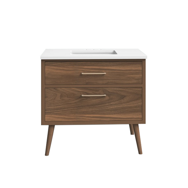 Homedee Custom made floor mounted wooden modern design bathroom vanity wooden cabinet with mirrors
