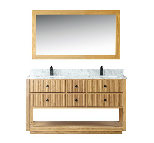 Homedee Solid Wood Bathroom Floor Cabinet,Bathroom Vanity Cabinet