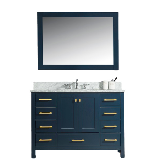 Homedee Modern Floor Standing Solid Wood Bathroom Vanity