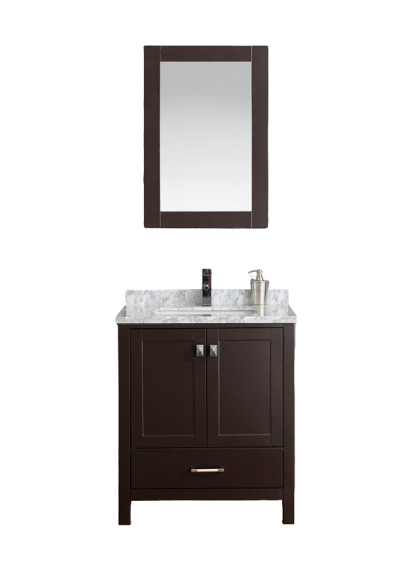 Homedee 30" Espresso Modern Bathroom Vanity Cabinet Wholesale