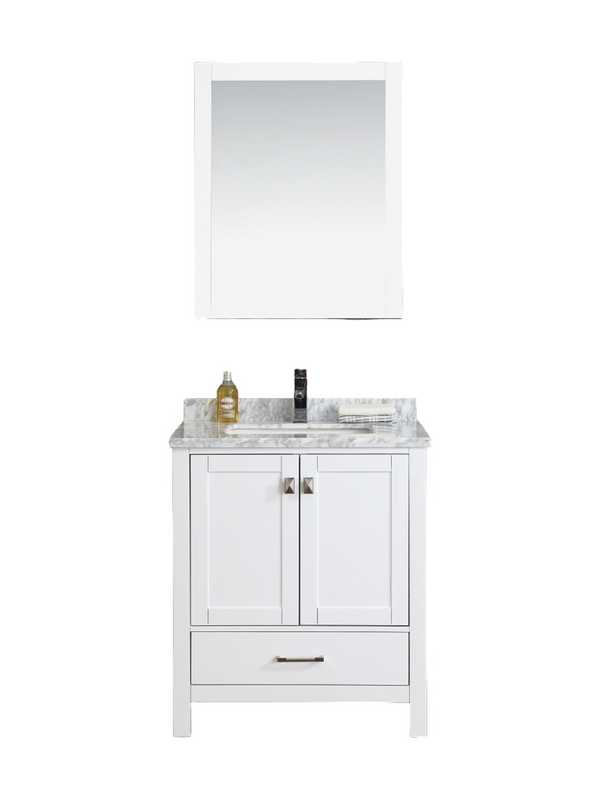 Homedee 30inch White Bathroom Vanity Cheap European Style Modern Bathroom Storage Cabinet Vanity Units