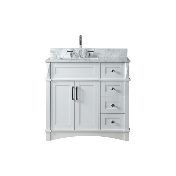 Homedee Vietnam 36inch Modern Handmade Wooden Bathroom Vanity Cabinet