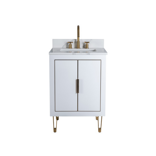 Homedee European style modern minimalist solid wood bathroom cabinets