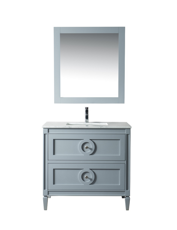 Homedee European Style Luxury Bathroom Solid Wood Vanity with Sink Wooden Bathroom Vanity
