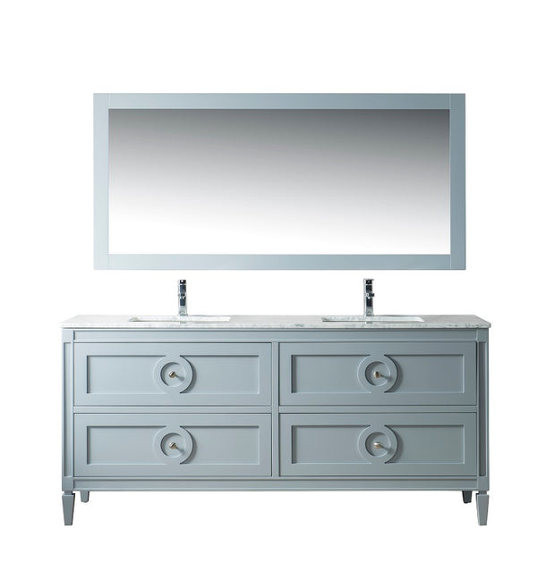 Homedee 72inch White Bath Furniture Designer Modern Design Hotel Bathroom Furniture