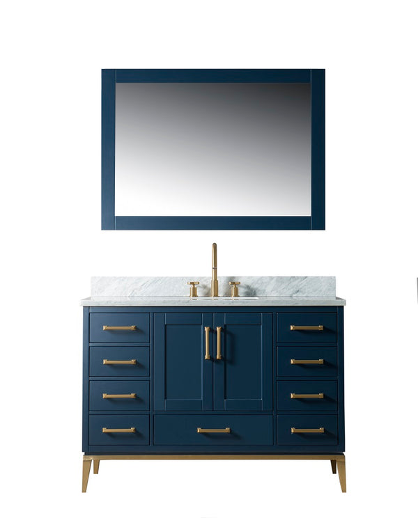 Homedee modern floor standing solid wood bathroom vanity