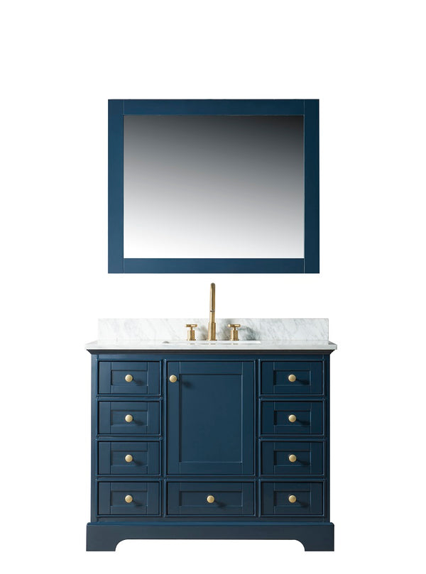 Homedee 42 Inch Modern Style Wholesale for Bathroom Vanity Made in Vietnam Single Sink Bathroom Cabinet