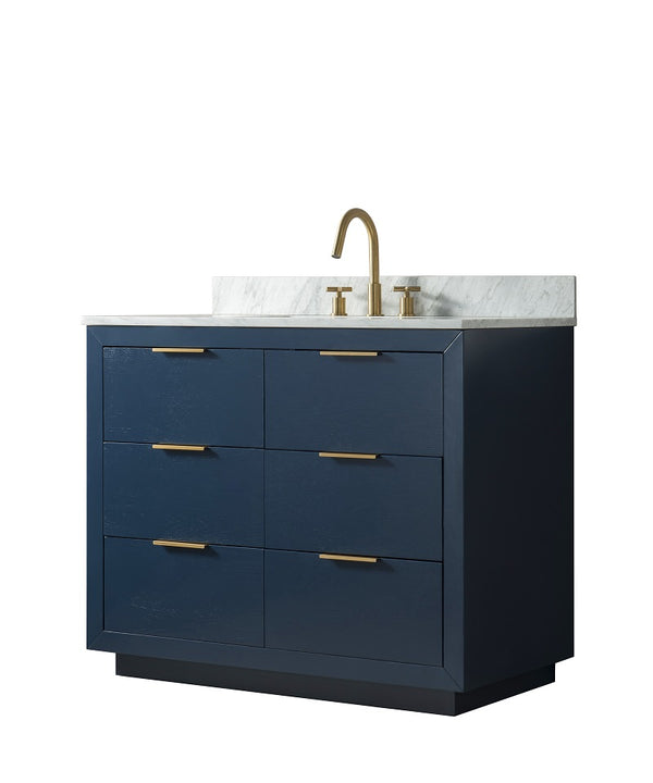 Homedee 48inch Modern Solid Wood Bathroom Floor Cabinet