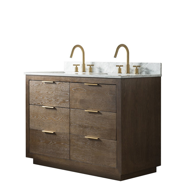 Wholesale Bathroom Cabinets 60 Double Sink Solid Wood Bathroom Vanity