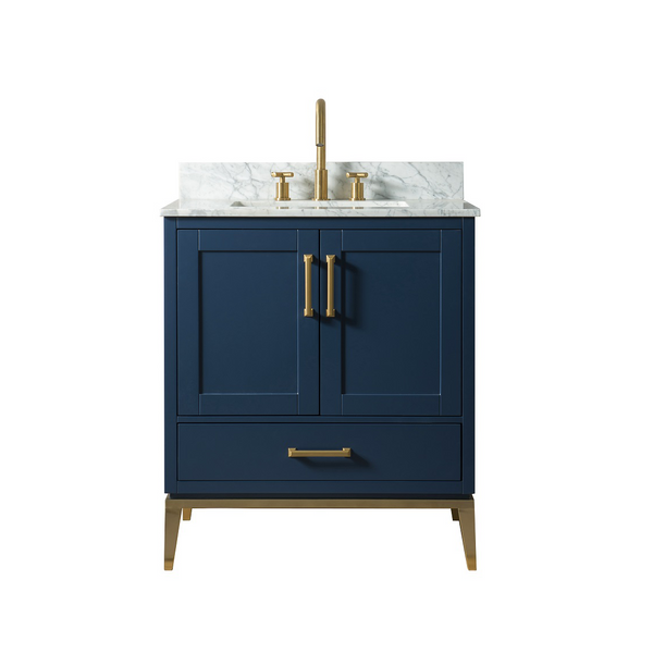 Homedee 36 Inch Double Sink Wooden Bathroom Cabinet with Mirror