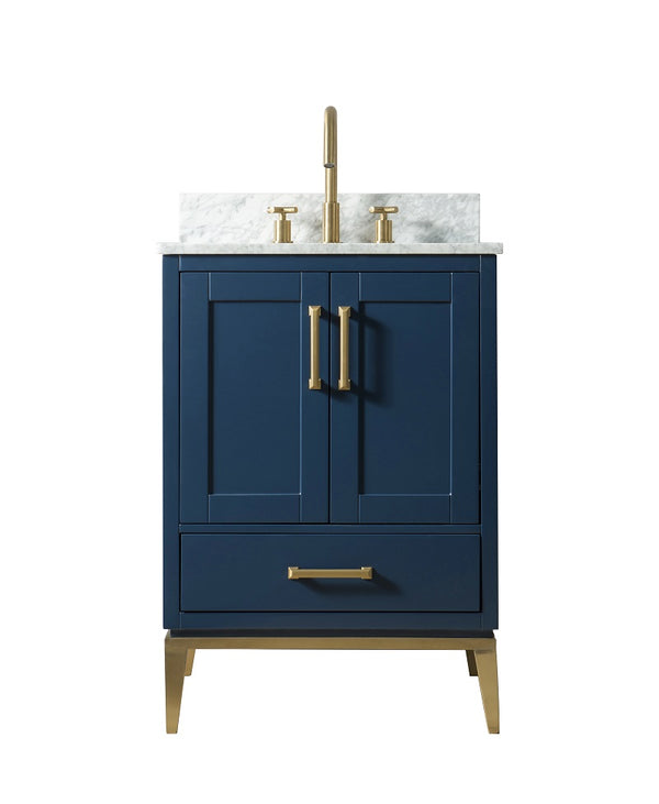 Homedee 24 inch Vietnam Factory Modern American style solid wood bathroom vanity cabinets