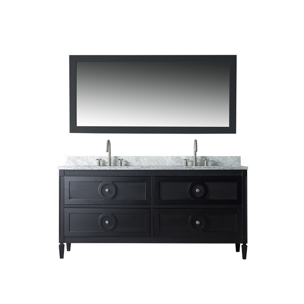 Homedee Wholesale Bathroom Cabinets 72 Double Sink Solid Wood Bathroom Vanity