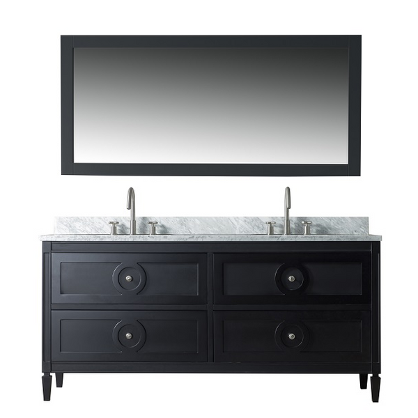 Homedee Wholesale Bathroom Cabinets 72 Double Sink Solid Wood Bathroom Vanity
