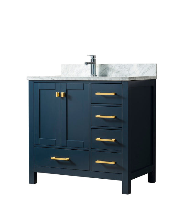 Homedee High-End Elegant Double Sink Vanity Bathroom Cabinet Retro Style With Wooden Frame Hotels Hostels Includes Mirror