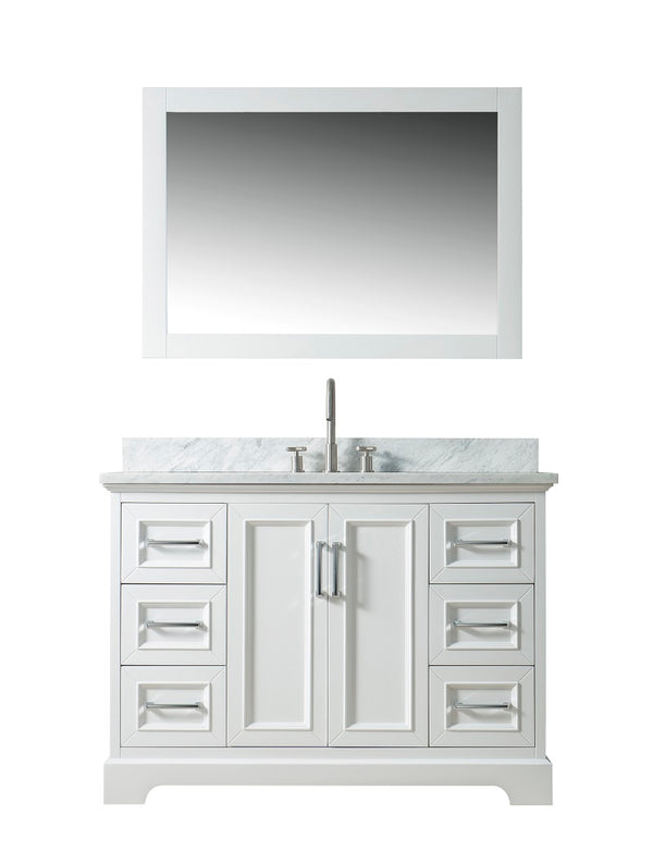 Homedee White Bathroom Vanity Cheap European Style Modern Bathroom Storage Cabinet Vanity Units