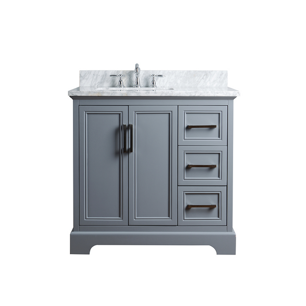 Homedee Modern Mirror Cabinet Vanity Furniture Bathroom Cabinet With Ceramic Wash Sink