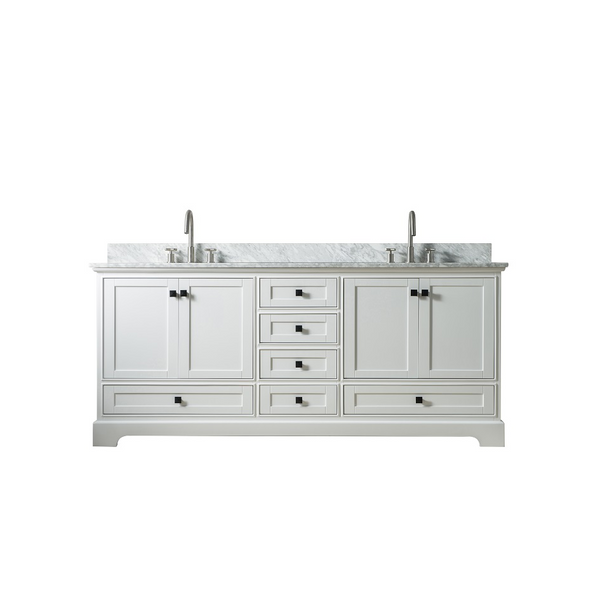 Homedee Modern White Bathroom Vanity Bathroom Cabinet
