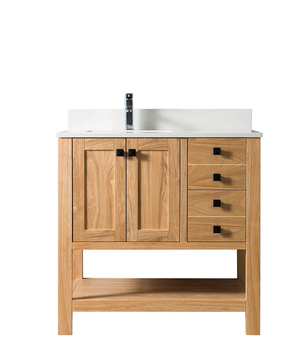 Homedee Vietnam Customized Vanity Wooden Panel Bathroom Cabinet with Mirror