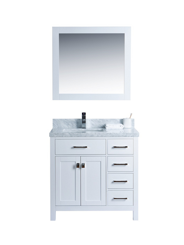 Homedee Modern Elegant Single Basin Cabinet Free Standing Wooden Bathroom Vanities with Mirror From Vietnam