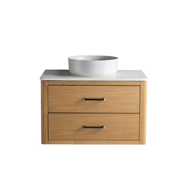 Homedee Washroom Vanity Modern Design Stone Resin Sink Solid Surface Bathroom Sink Vanity with Cabinet