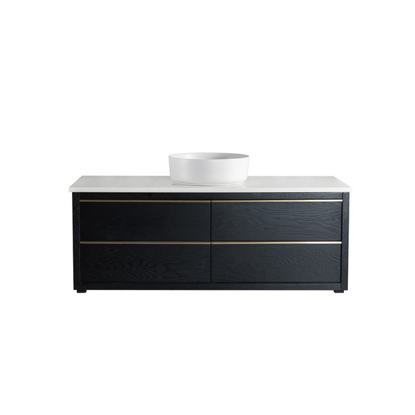 Homedee Latest Design Black Solid Wood Bathroom Vanity