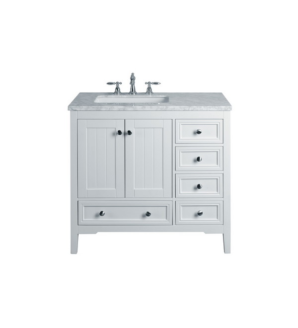 Homedee Vietnam 36inch Modern Handmade Wooden Bathroom Vanity Cabinet