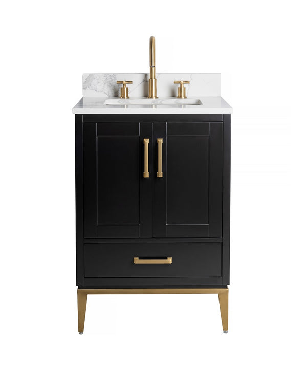 Homedee 24inch assembled wooden bathroom vanity cabinets with cheap price