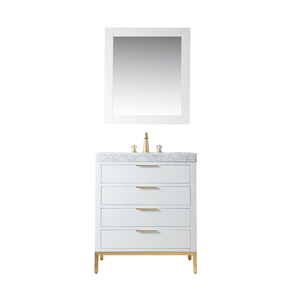 Homedee 36inch Floor Standing Cabinet Bathroom Vanity Modern Simple Style