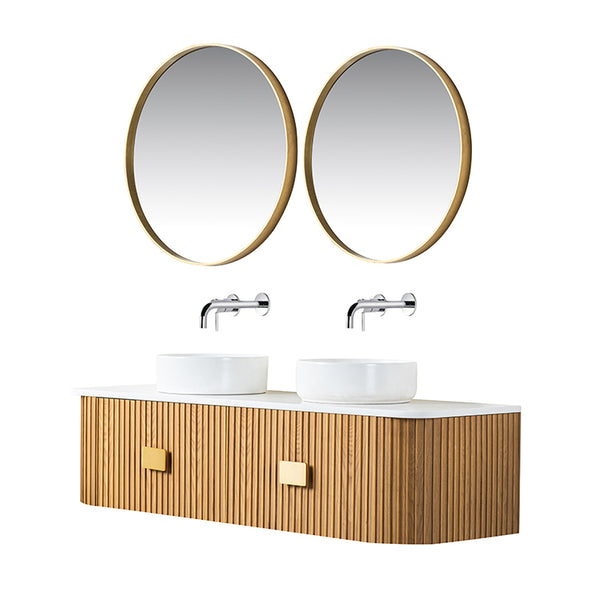 Homedee wall hanging floating bathroom vanities
